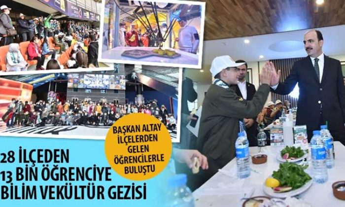 28 İlçeden 13 Bin Öğrenciye Bilim ve Kültür Gezisi