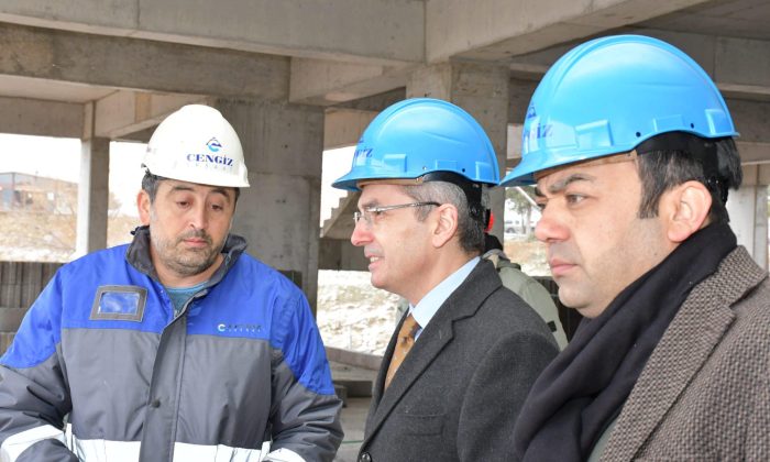 Asım Cengiz Yaşlı Bakım ve Hasta Refakatçi Evi İnşaatında İncelemelerde Bulunuldu
