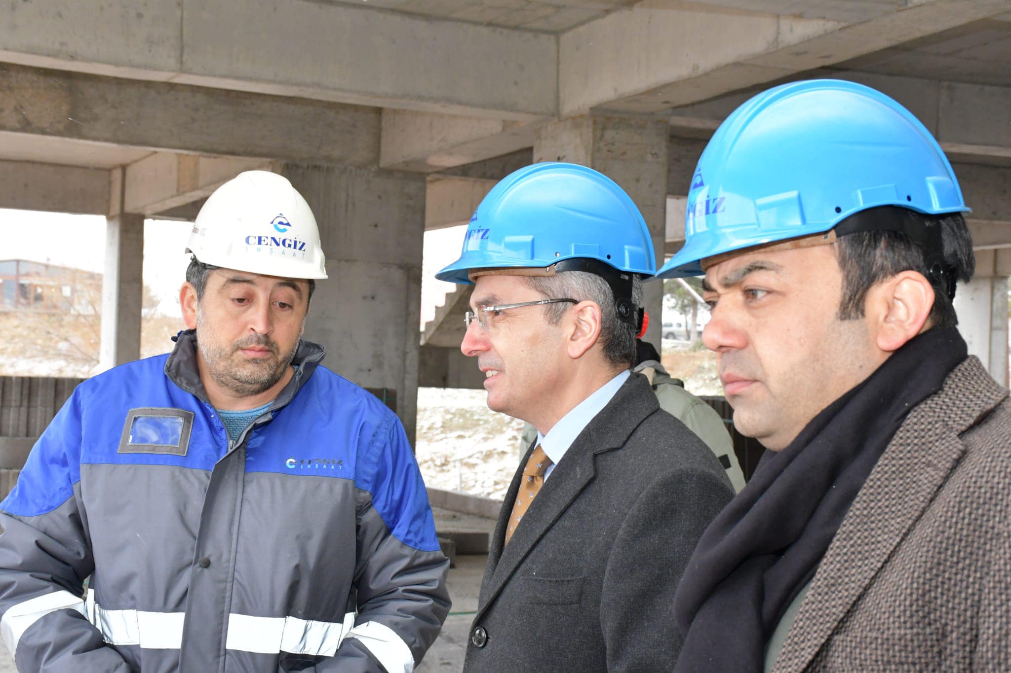 Asım Cengiz Yaşlı Bakım ve Hasta Refakatçi Evi İnşaatında İncelemelerde Bulunuldu