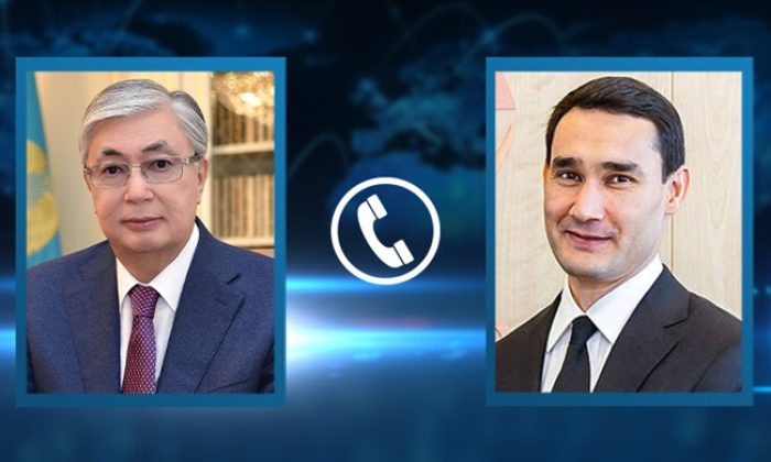 Касым-Жомарт Токаев провел телефонный разговор с избранным Президентом Туркменистана Сердаром Бердымухамедовым и Гурбангулы Бердымухамедовым