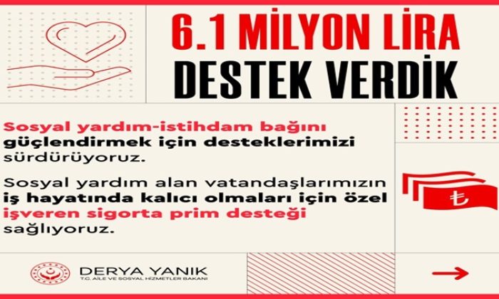 Bakanımız Derya Yanık: “Sosyal yardım-istihdam bağını güçlendirmek için desteklerimiz sürüyor”