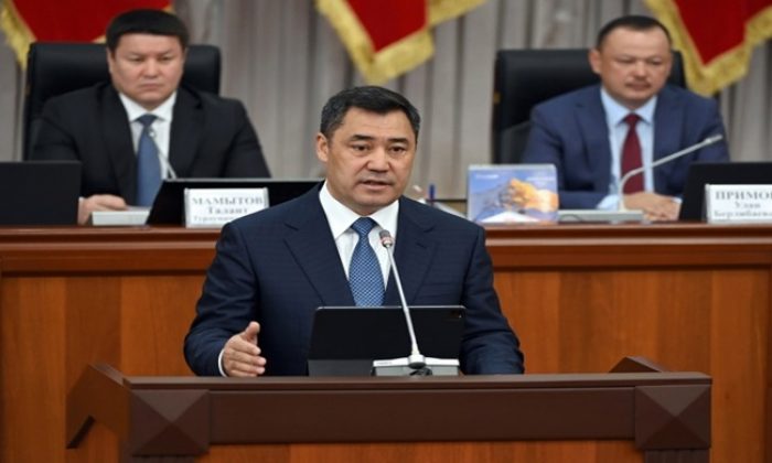 Выступление Президента Садыра Жапарова на завершающем первую сессию VII созыва Жогорку Кенеша заседании